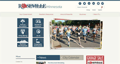 Desktop Screenshot of cityofroseville.com